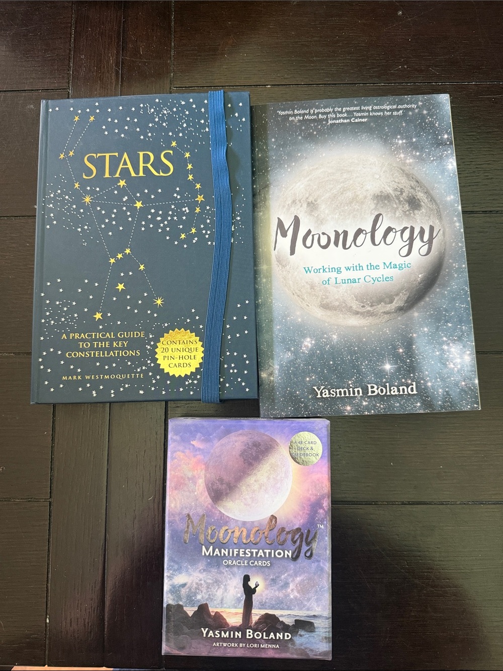 Moonology Manifestation Oracle Cards by - Purple